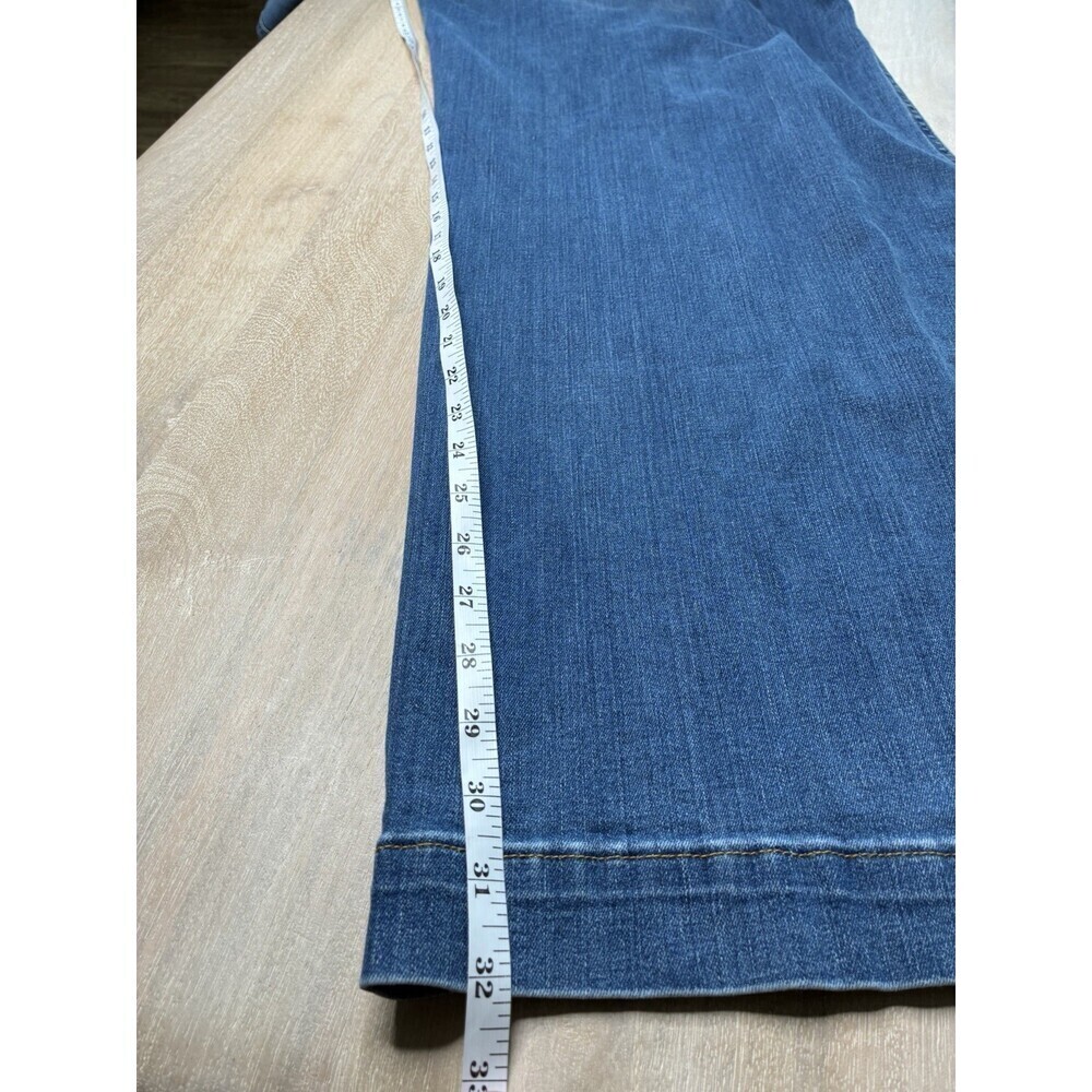 Spanx Seamed Front Wide Leg Jean Vintage Indigo Size 1X - Picture 8 of 9
